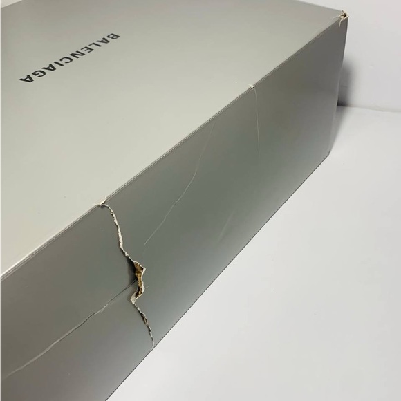 Balenciaga Men's Logo Mismatched Slide Sandal Size 8 - Picture 13 of 15